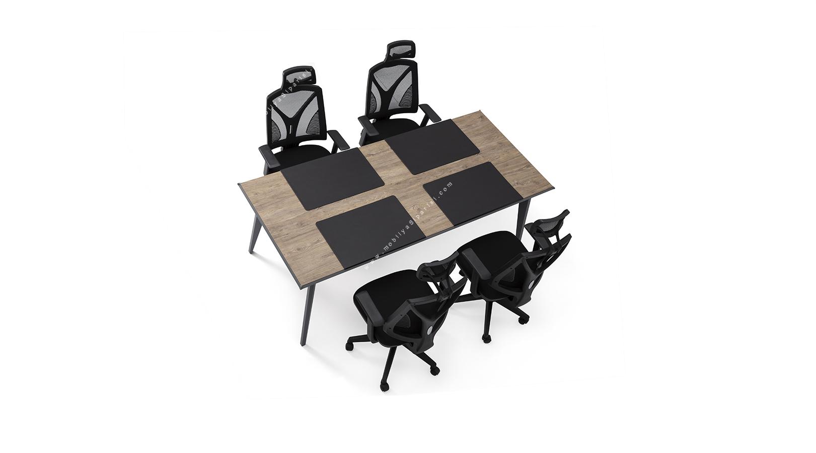 chess çerçeveli toplantı masası 250cm