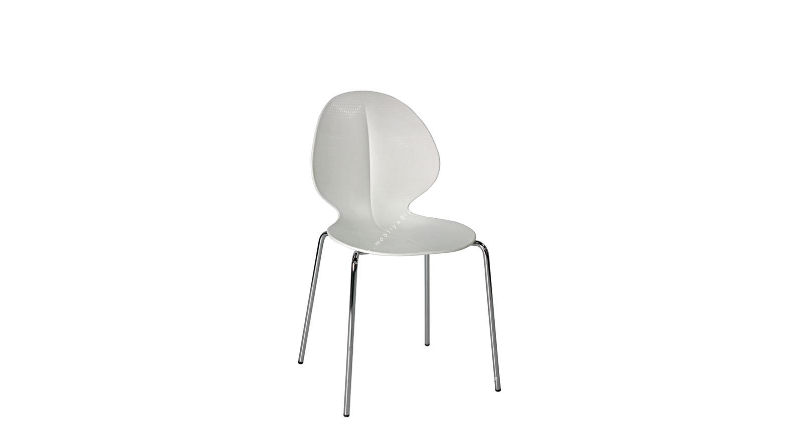 damsy beyaz plastik sandalye