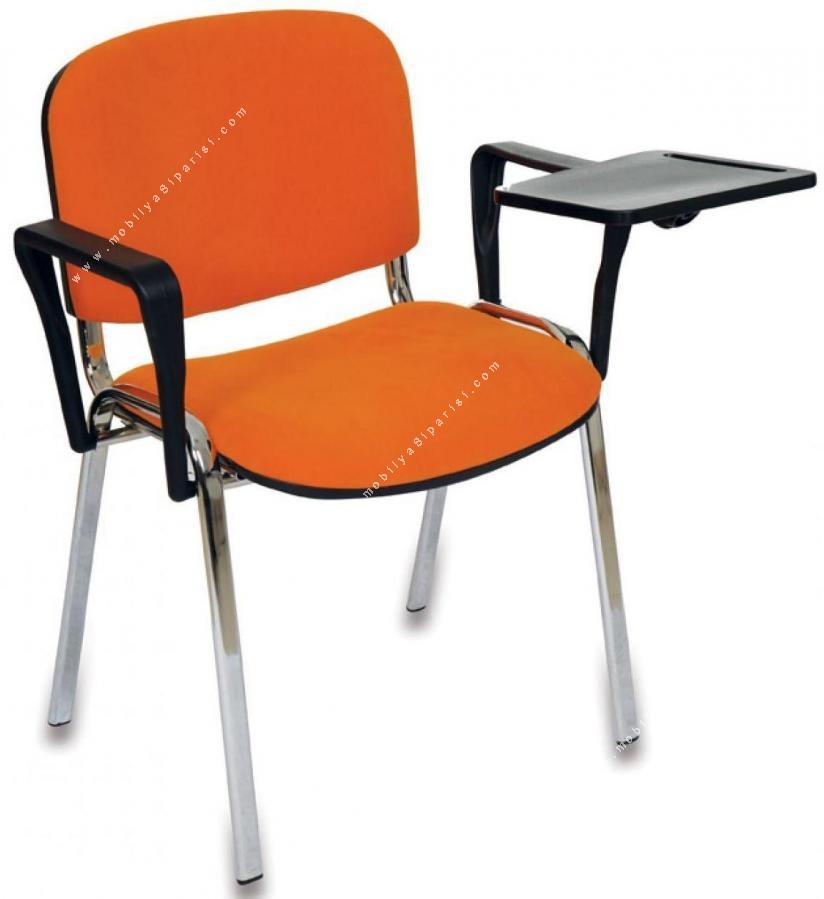 form krok ayaklı yazı tablalı sandalye