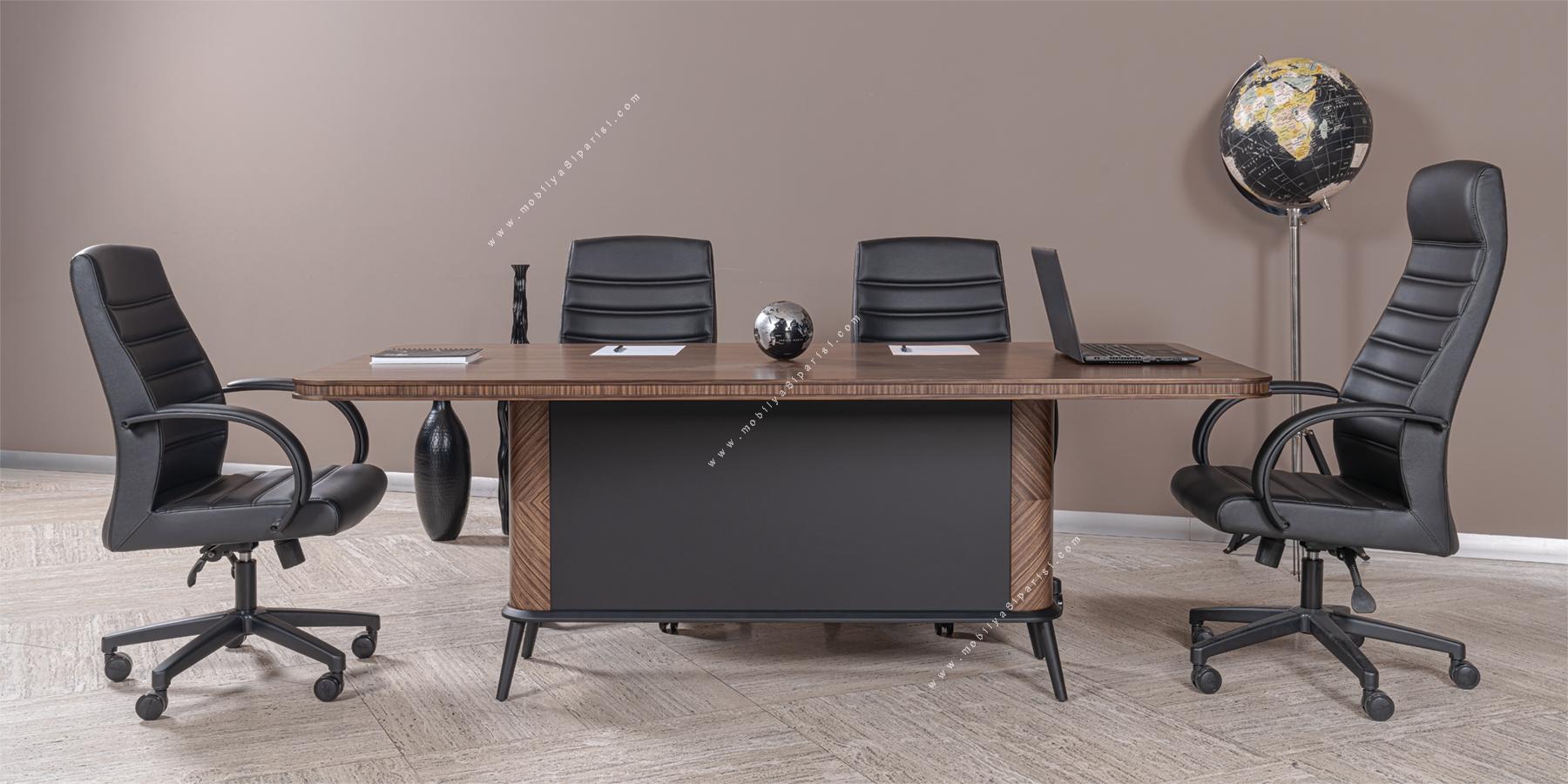 formia modern ahşap toplantı masası