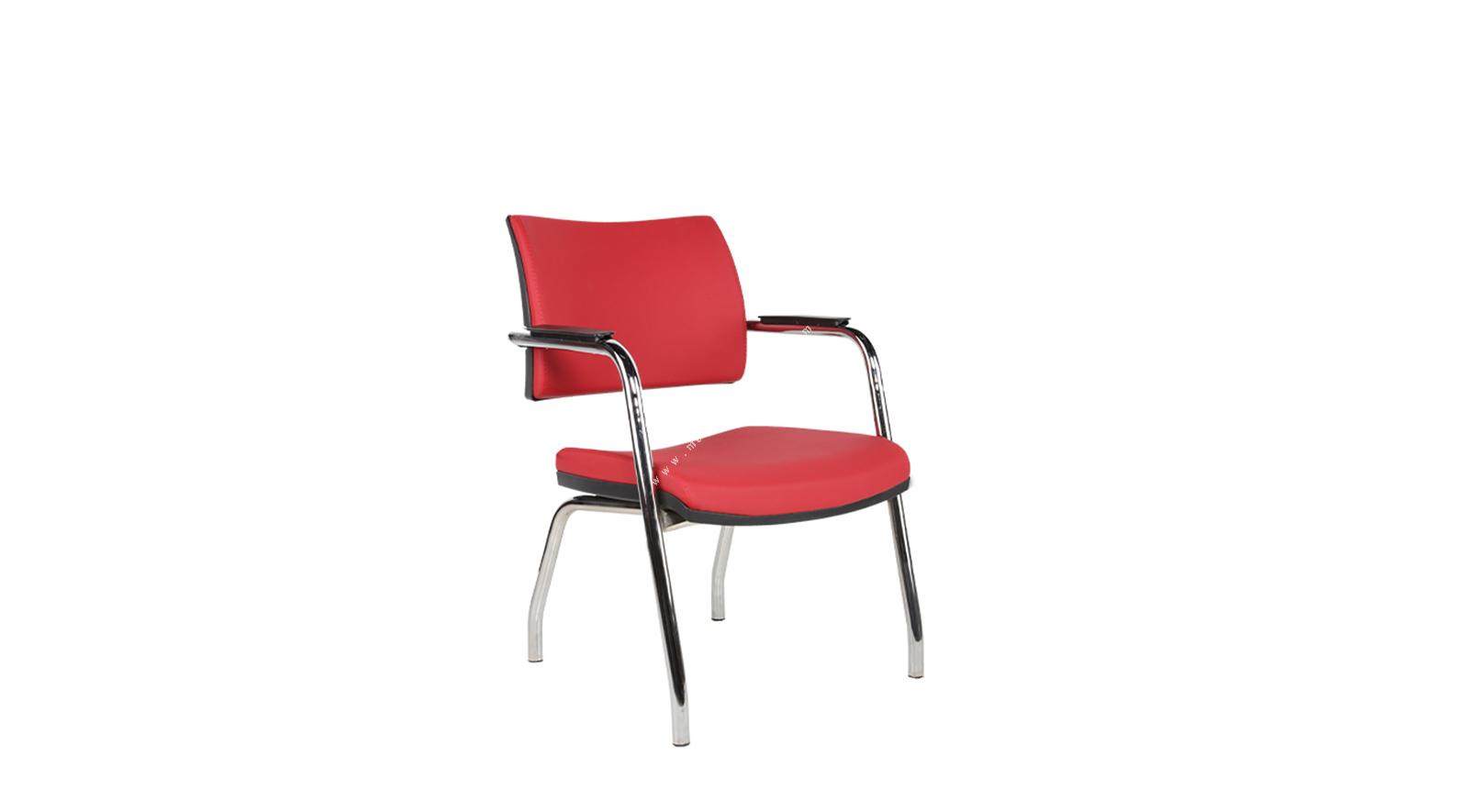 kalor kumaş döşemeli sabit ayaklı toplantı sandalyesi