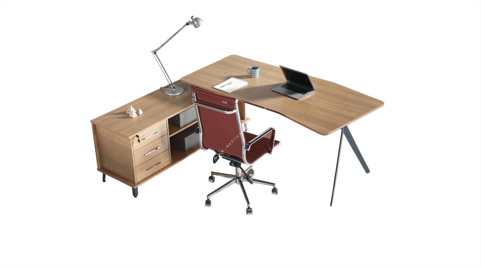 lorendam metal ayaklı ofis masası 230cm