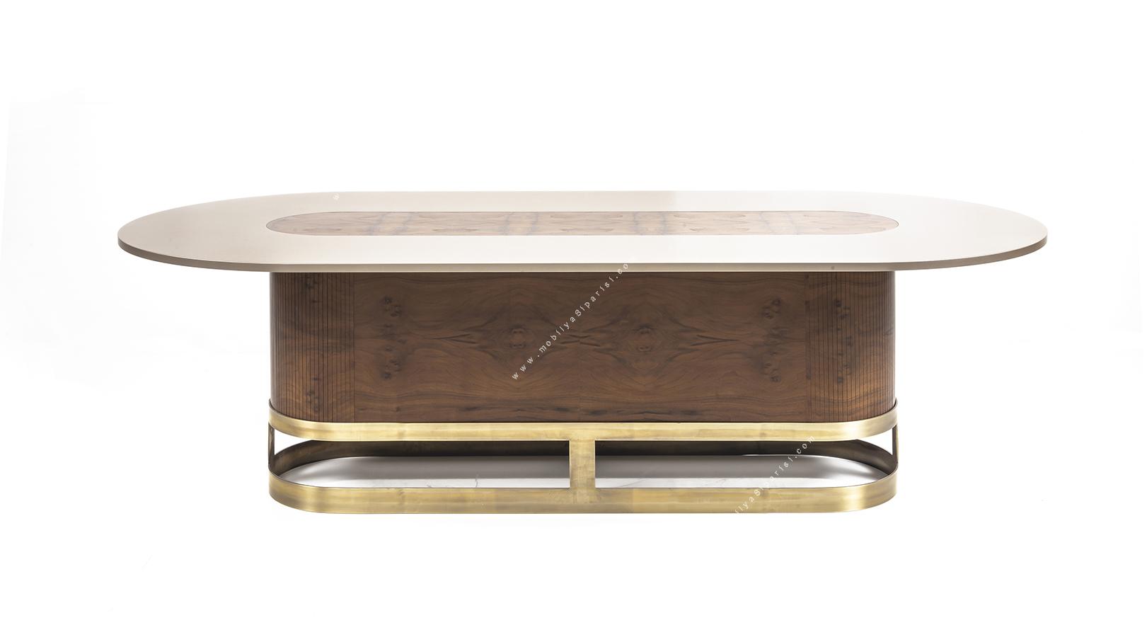 luxury cilalı toplantı masası 240cm