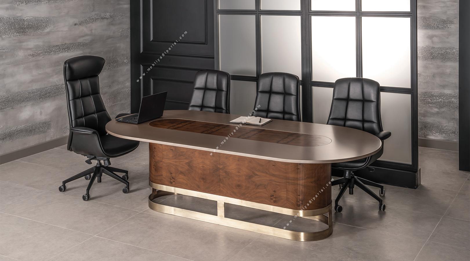 luxury cilalı toplantı masası 240cm