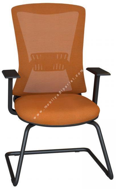 meshseat sabit kol metal boyalı u ayak misafir koltuğu