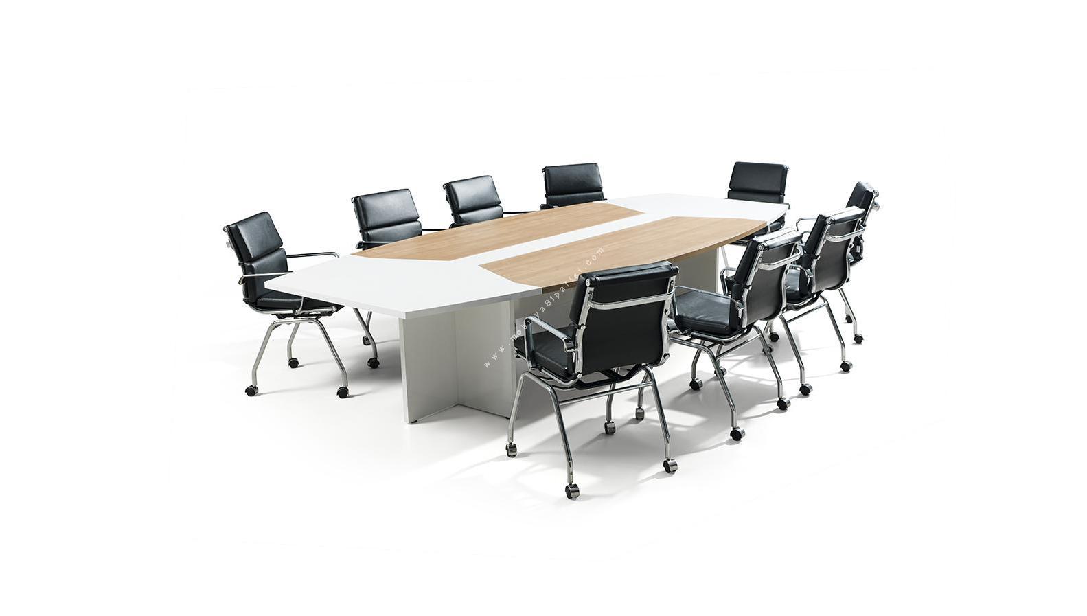 more oval modern ofis toplantı masası