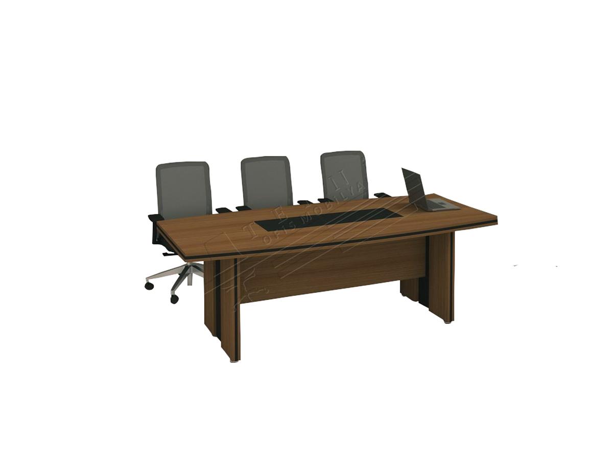 rolas ahşap toplantı masası 180cm