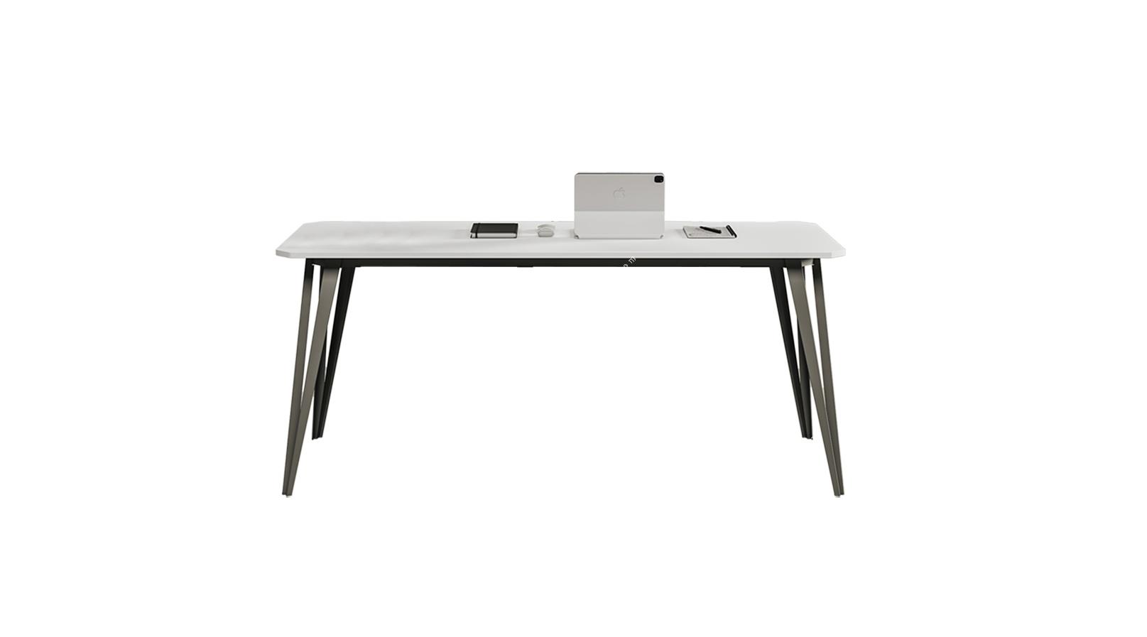 sable boyalı metal ayaklı büro masası 120cm