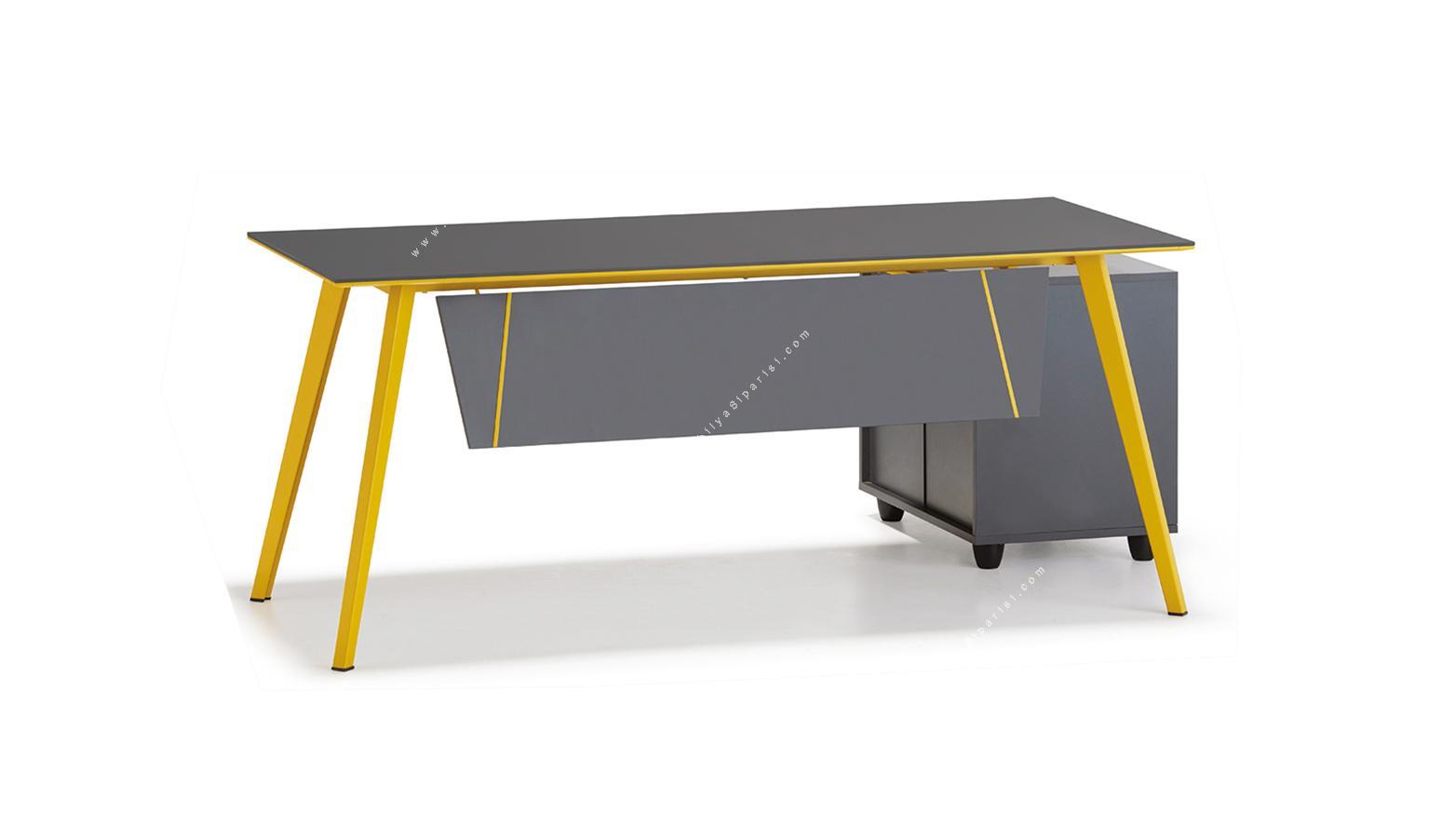 vega metal üç ayaklı çalışma masası 140cm