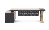 captiva ahşap tasarım ayak makam masası 200cm
